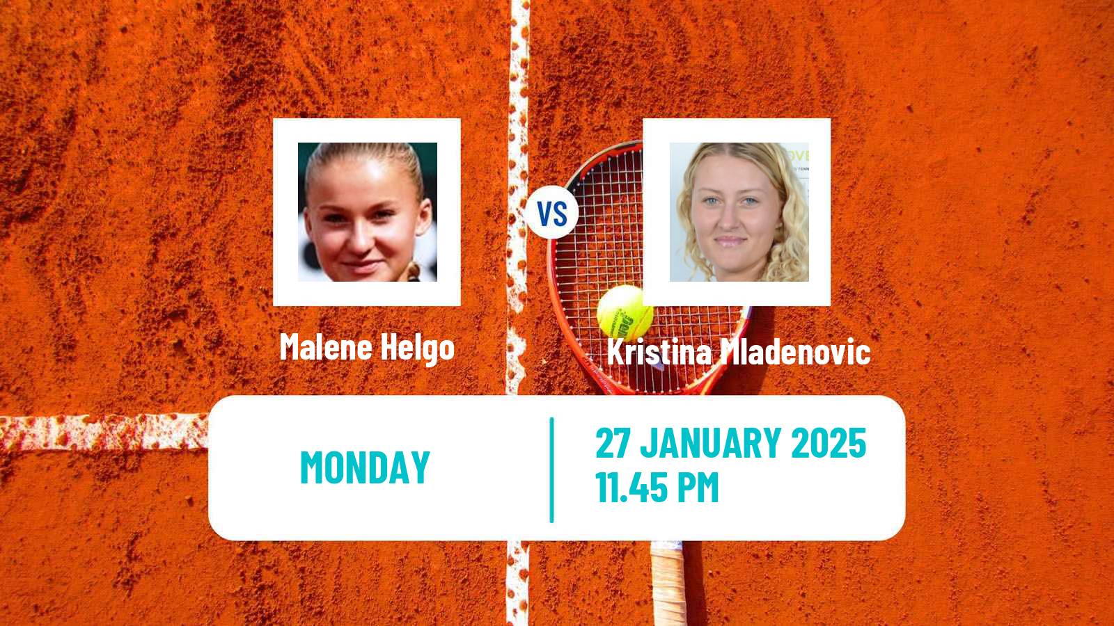 Tennis ITF W75 Brisbane Women Malene Helgo - Kristina Mladenovic