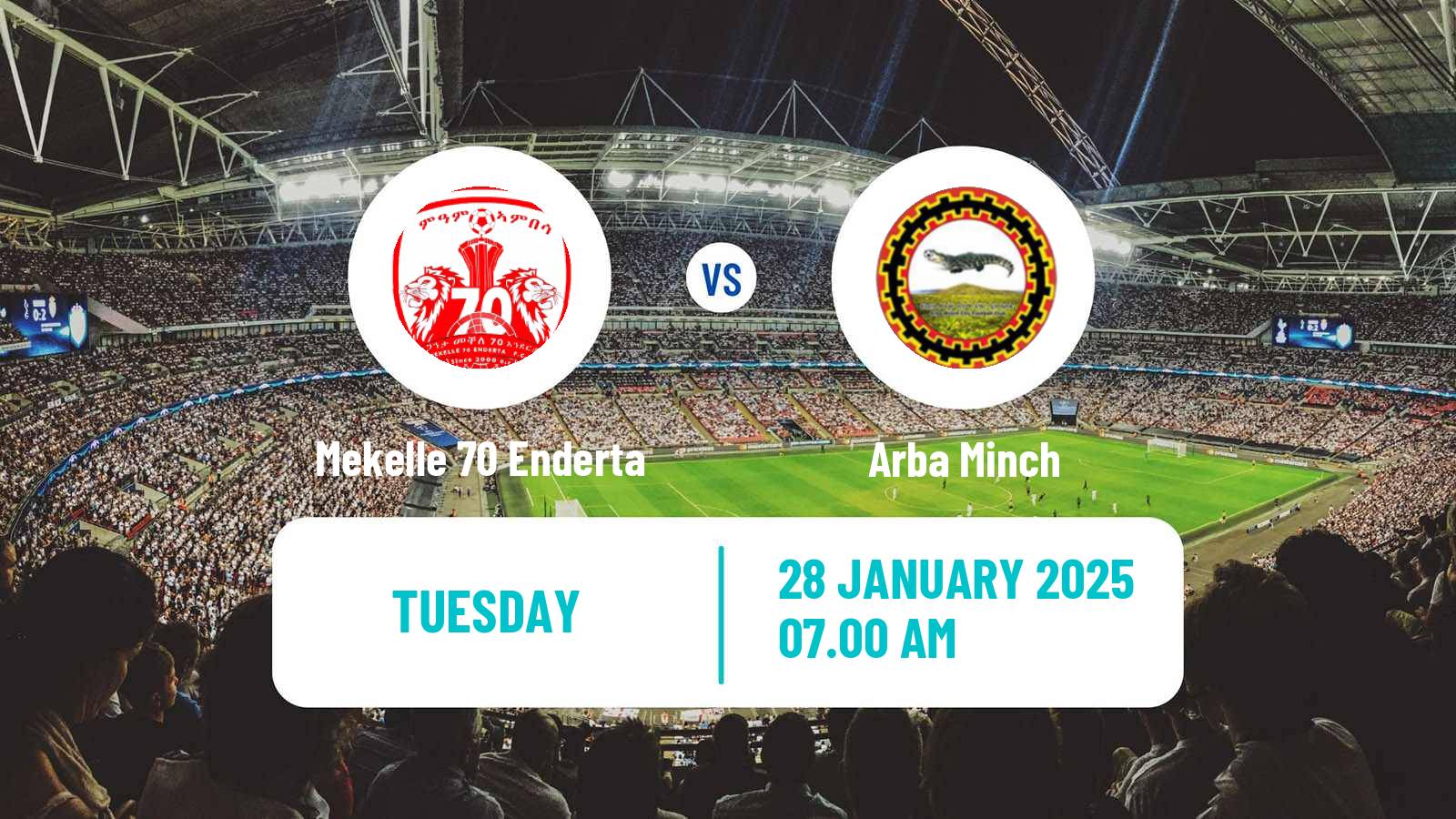 Soccer Ethiopian Premier League Mekelle 70 Enderta - Arba Minch