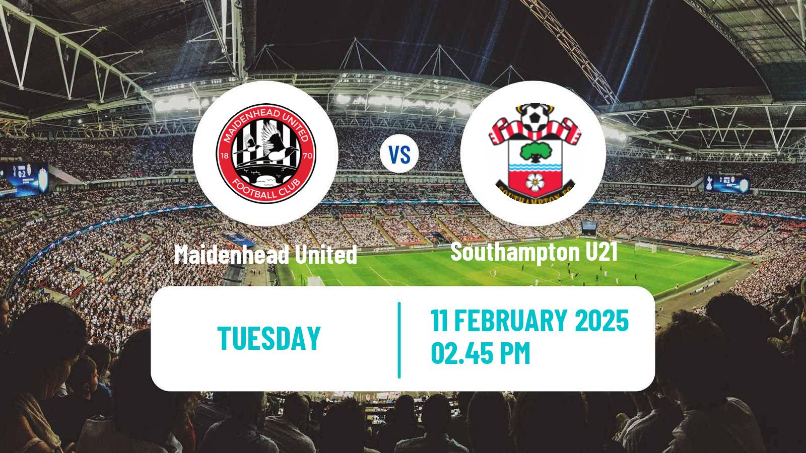 Soccer English National League Cup Maidenhead United - Southampton U21