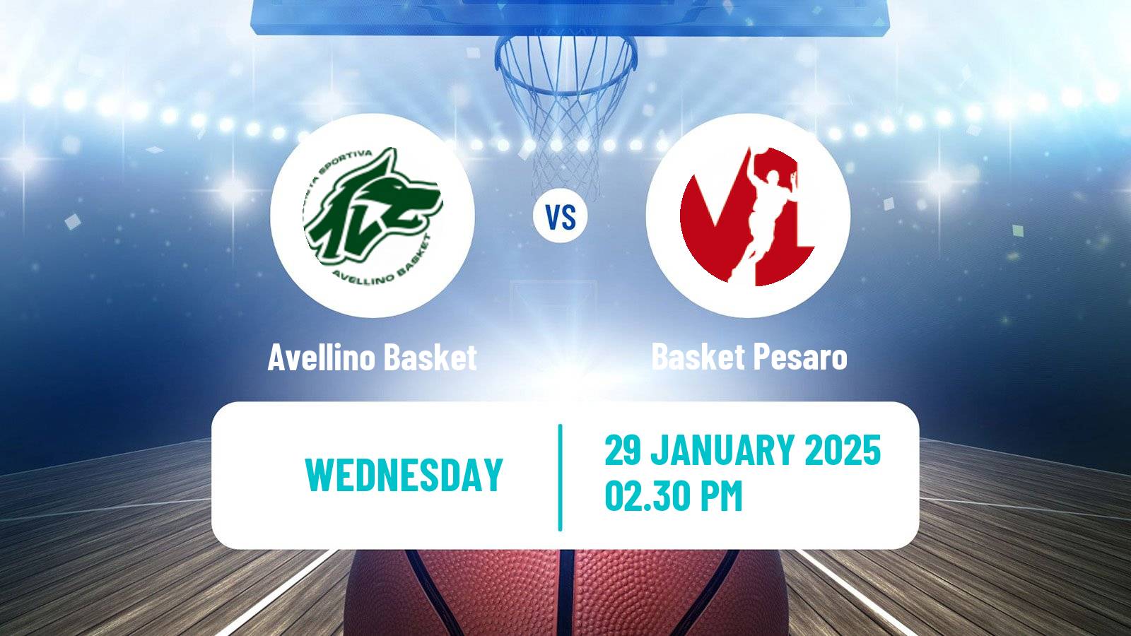 Basketball Italian Serie A2 Basketball Avellino Basket - Basket Pesaro