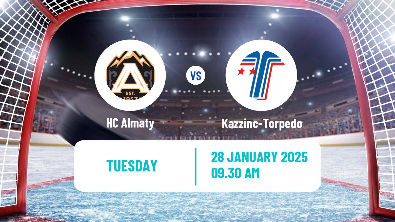 Hockey Kazakh Ice Hockey Championship Almaty - Kazzinc-Torpedo