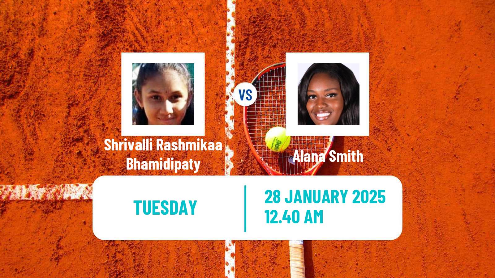 Tennis ITF W75 Pune Women Shrivalli Rashmikaa Bhamidipaty - Alana Smith