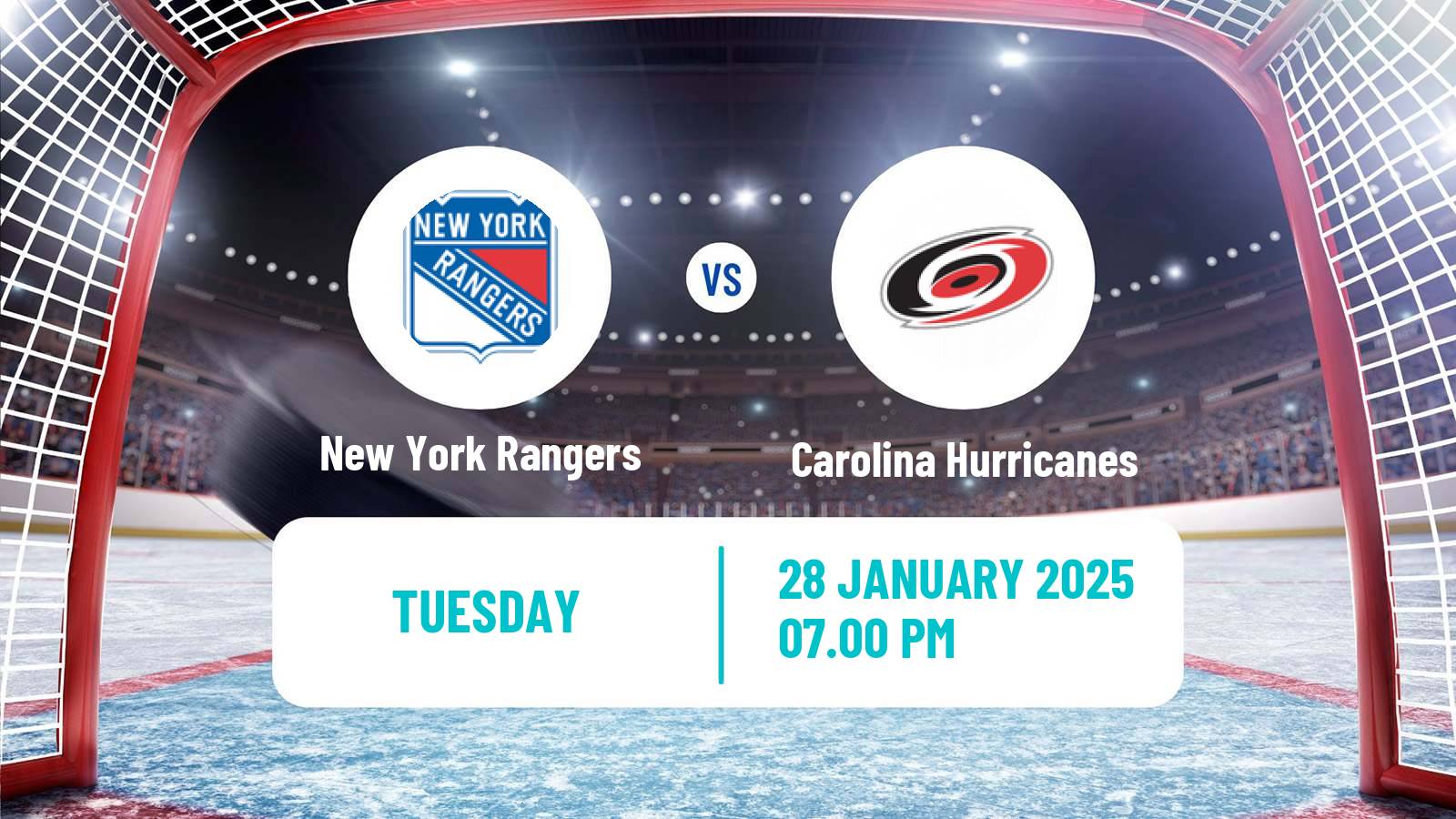 Hockey NHL New York Rangers - Carolina Hurricanes