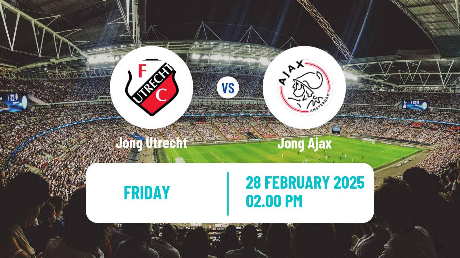 Soccer Dutch Eerste Divisie Jong Utrecht - Jong Ajax