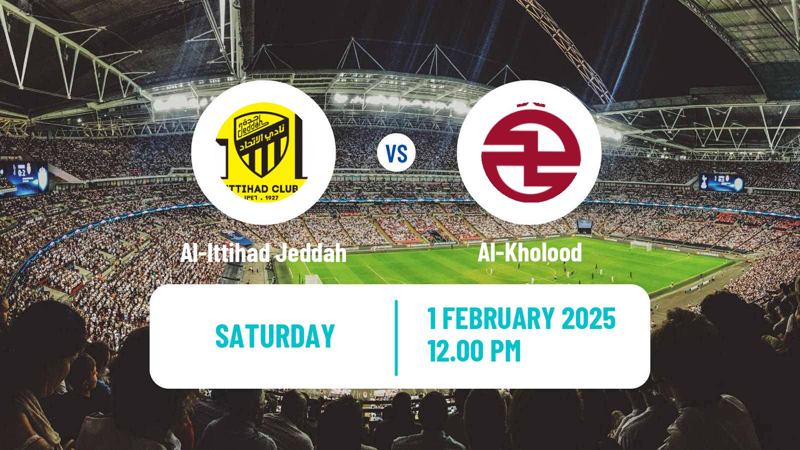 Soccer Saudi Professional League Al-Ittihad Jeddah - Al-Kholood