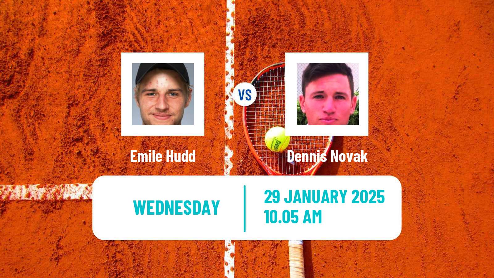 Tennis ITF M25 Glasgow Men Emile Hudd - Dennis Novak