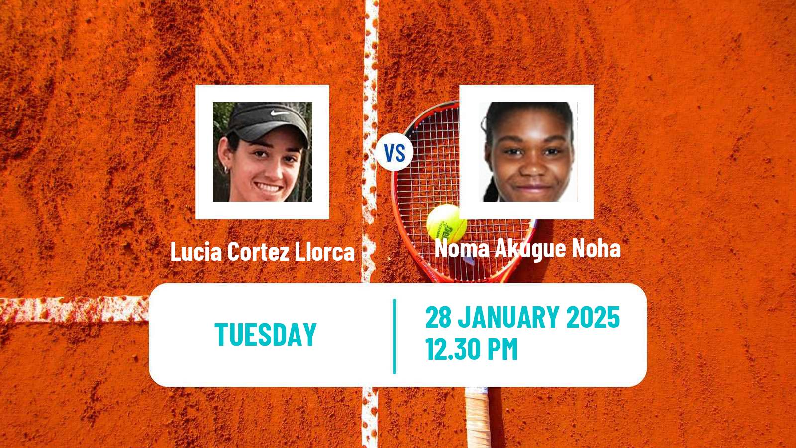 Tennis ITF W50 Porto H Women Lucia Cortez Llorca - Noma Akugue Noha