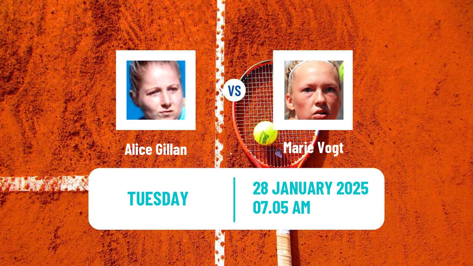 Tennis ITF W35 Glasgow Women Alice Gillan - Marie Vogt