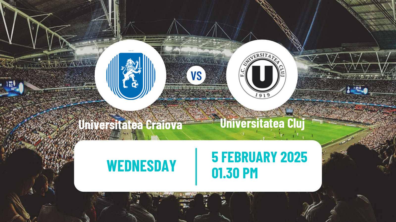 Soccer Romanian Liga 1 Universitatea Craiova - Universitatea Cluj