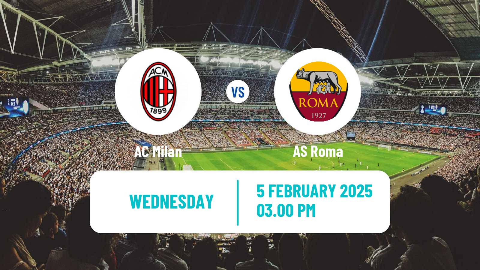 Soccer Coppa Italia Milan - Roma