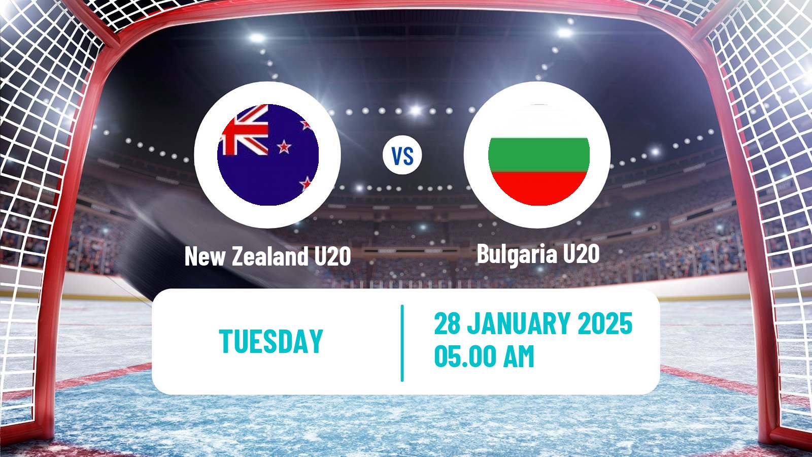 Hockey IIHF World U20 Championship IIIA New Zealand U20 - Bulgaria U20