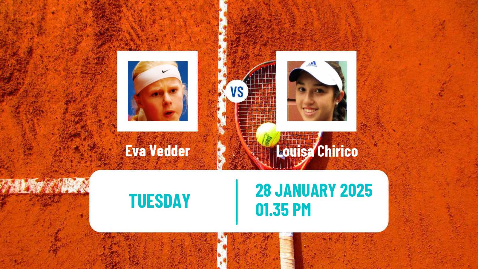 Tennis ITF W75 Rome Ga Women Eva Vedder - Louisa Chirico