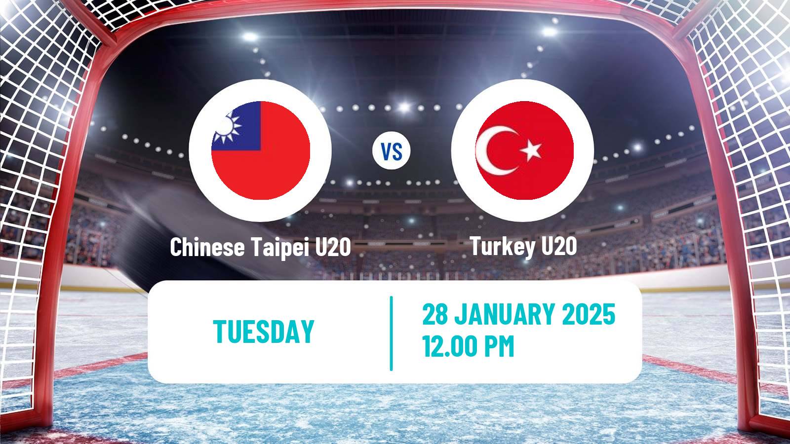 Hockey IIHF World U20 Championship IIIA Chinese Taipei U20 - Turkey U20