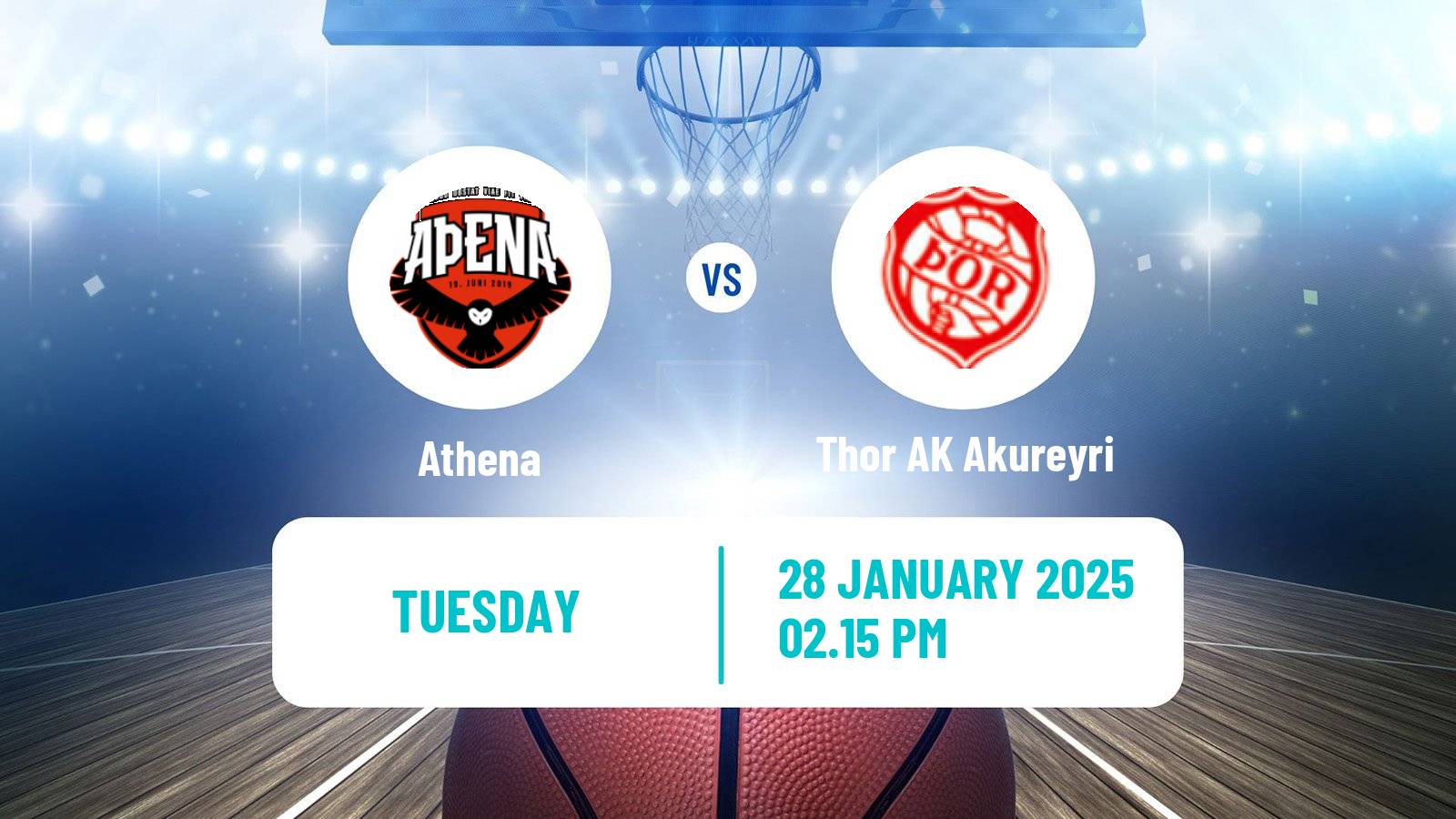 Basketball Icelandic Premier League Basketball Women Athena - Thor AK Akureyri