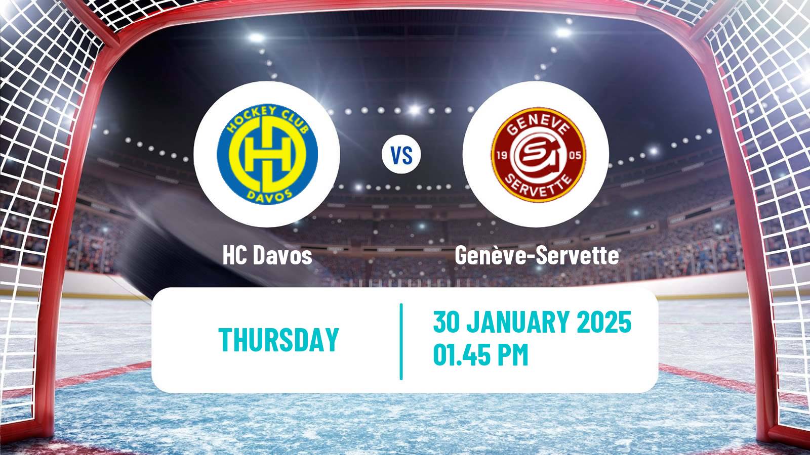 Hockey Swiss National League Hockey Davos - Genève-Servette