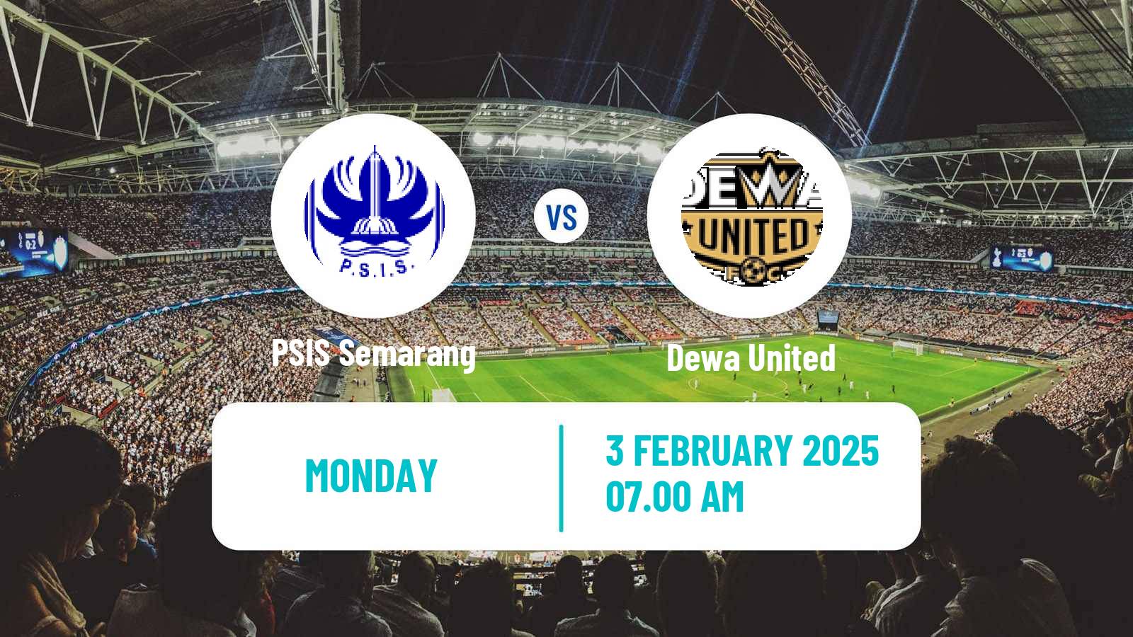 Soccer Indonesian Liga 1 PSIS Semarang - Dewa United