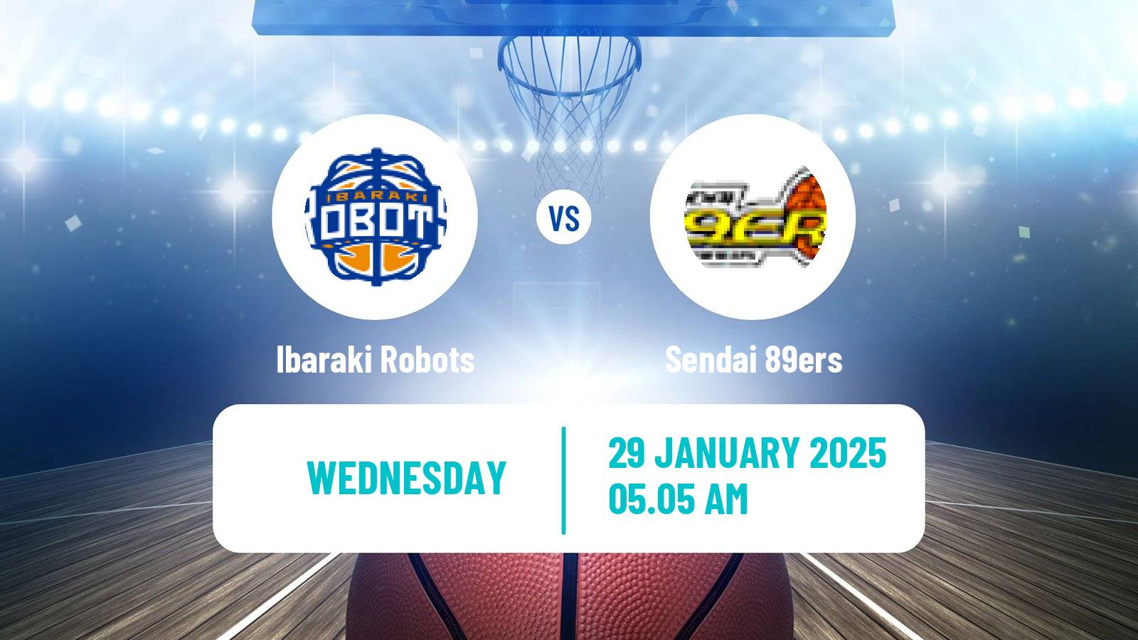 Basketball BJ League Ibaraki Robots - Sendai 89ers