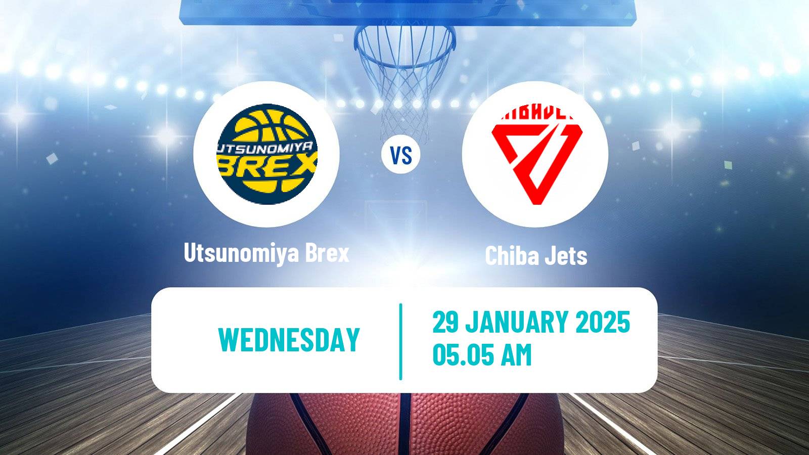 Basketball BJ League Utsunomiya Brex - Chiba Jets