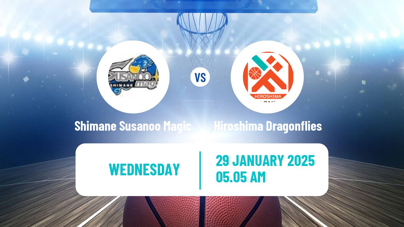 Basketball BJ League Shimane Susanoo Magic - Hiroshima Dragonflies