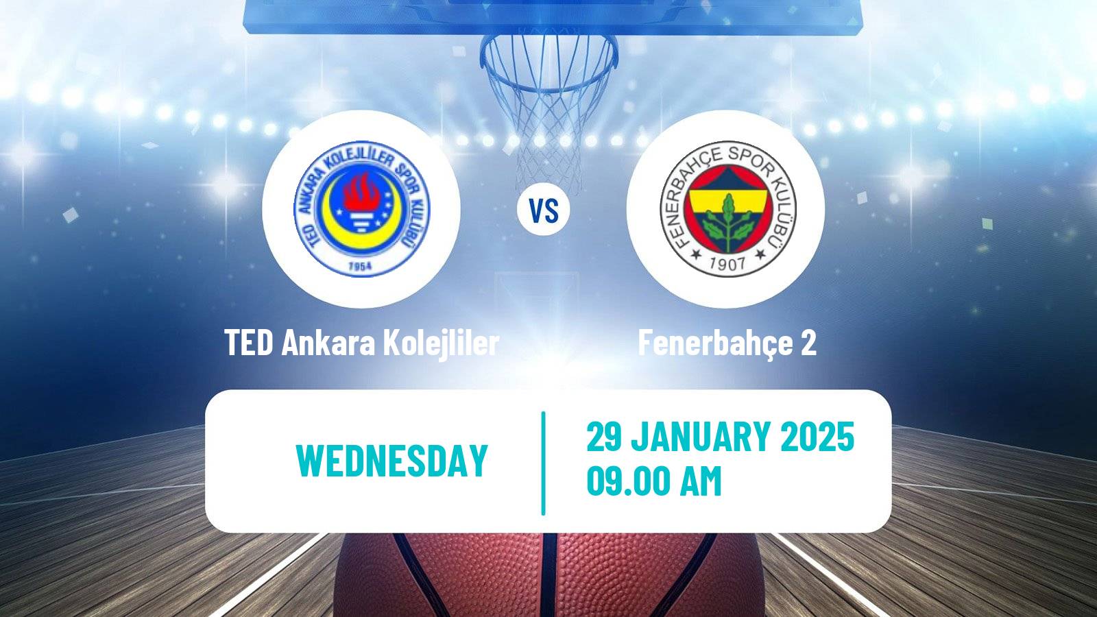 Basketball Turkish TBL TED Ankara Kolejliler - Fenerbahçe 2