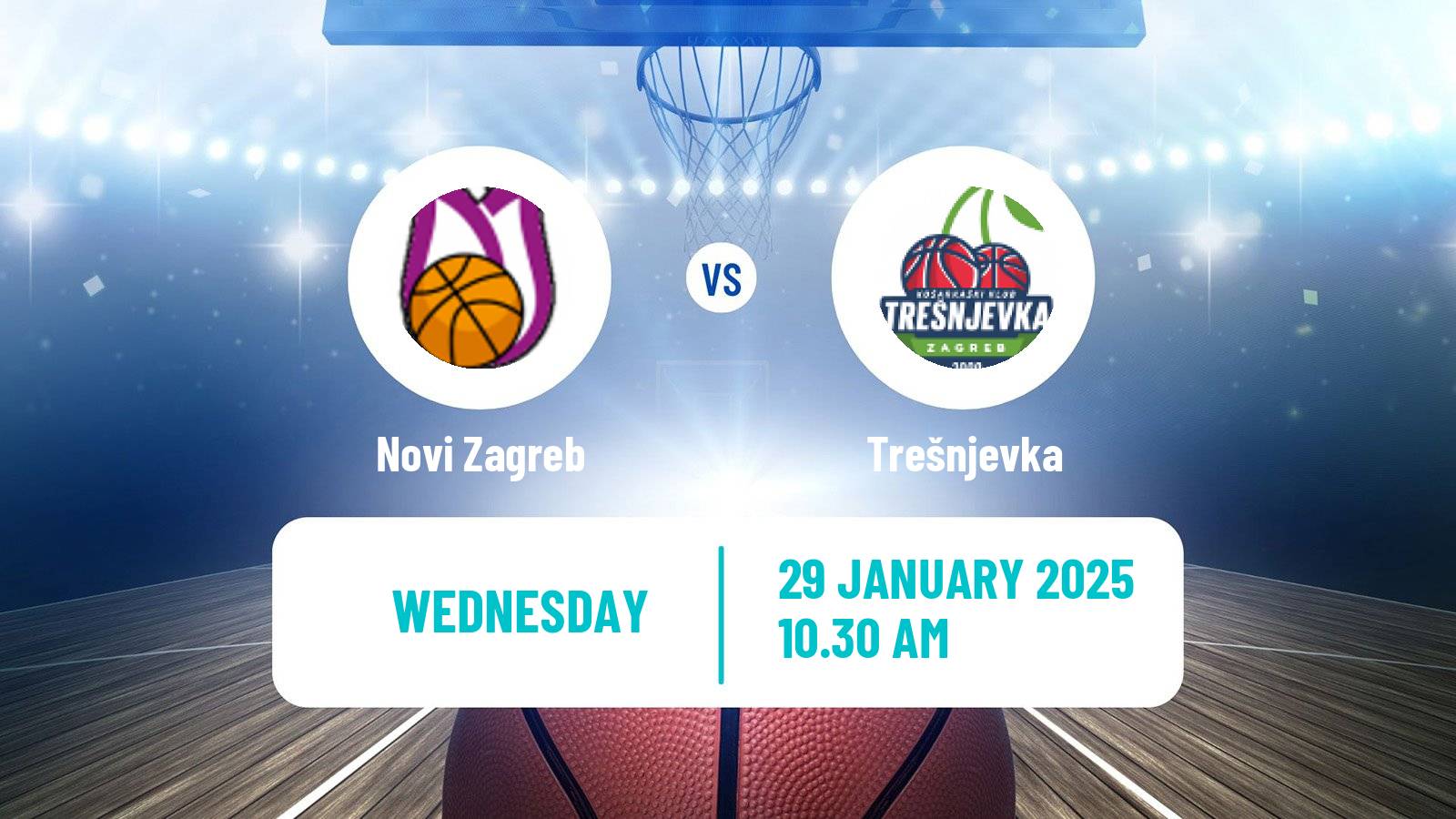 Basketball WABA League Novi Zagreb - Trešnjevka