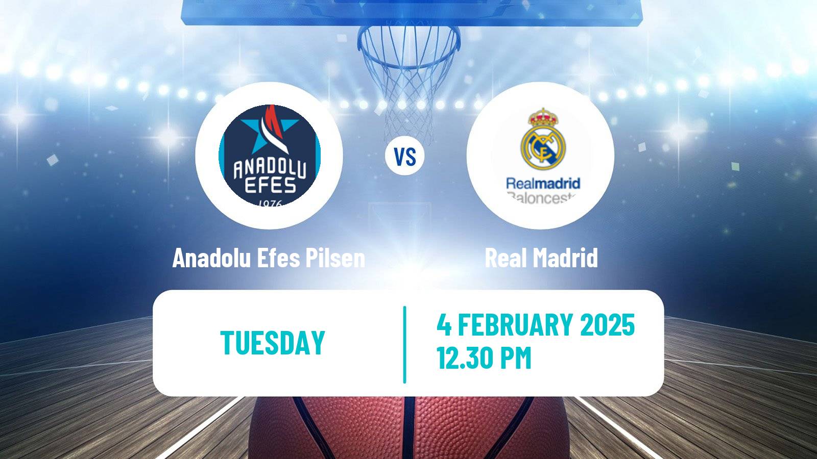 Basketball Euroleague Anadolu Efes Pilsen - Real Madrid