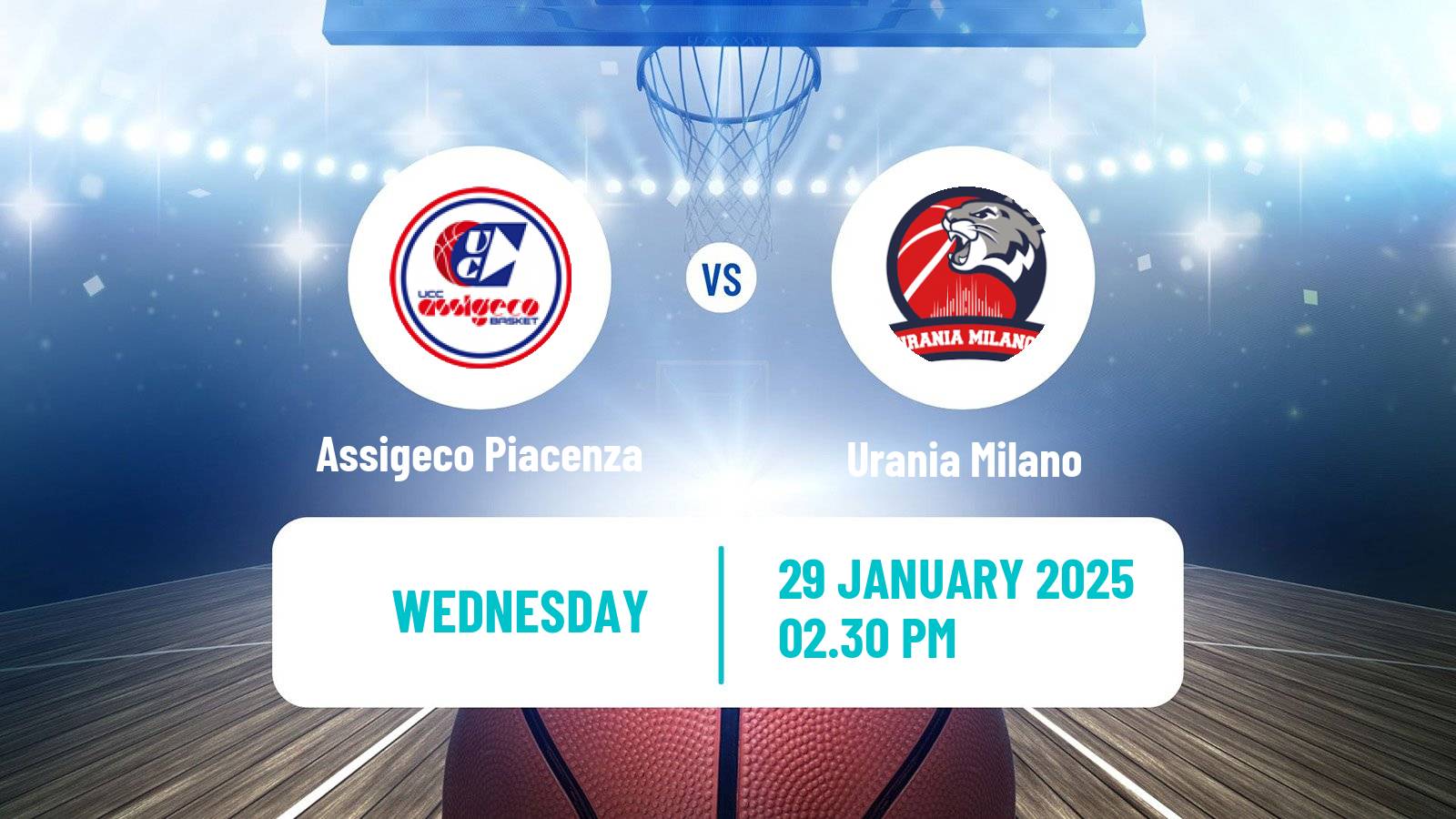 Basketball Italian Serie A2 Basketball Assigeco Piacenza - Urania Milano