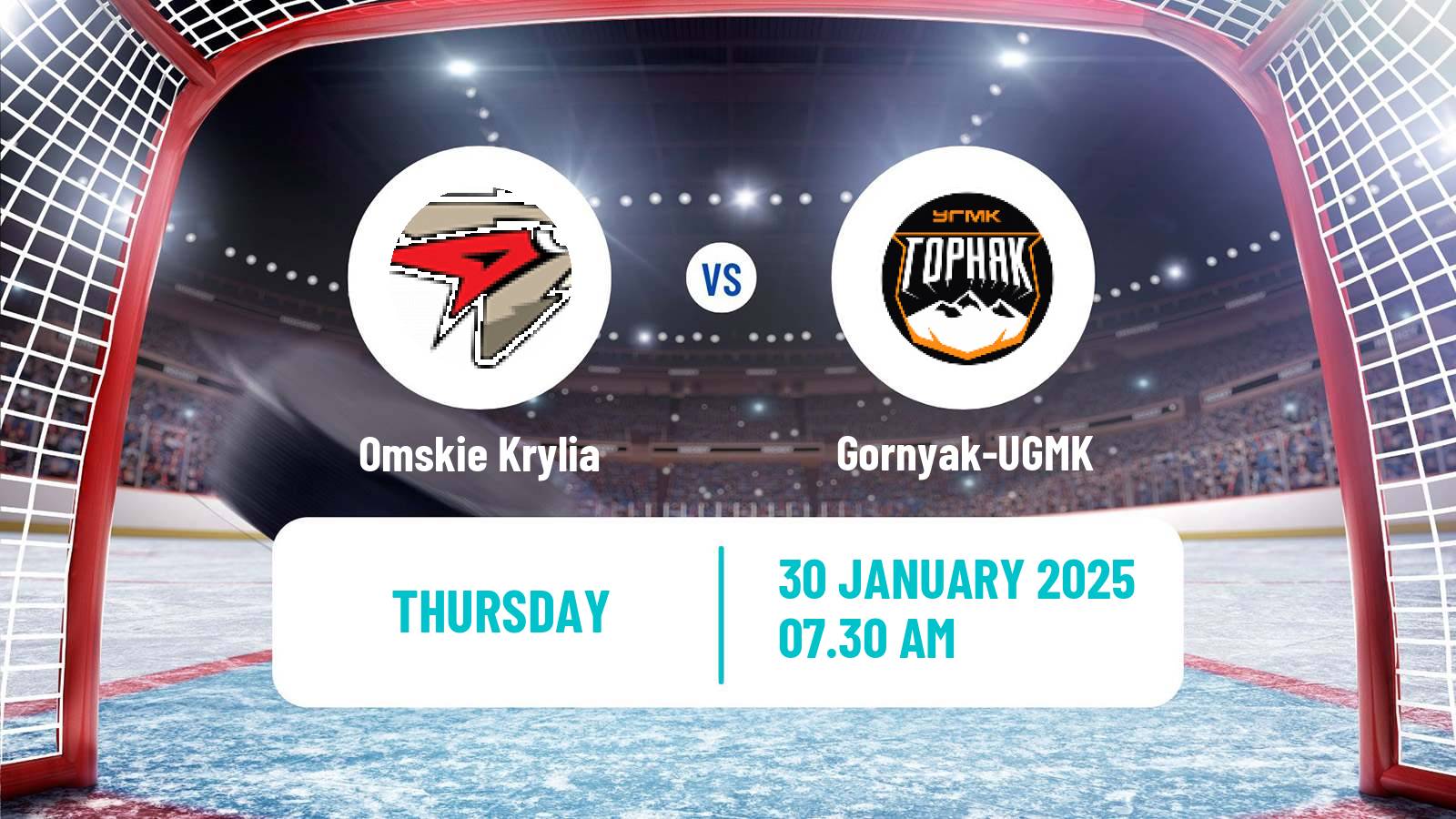 Hockey VHL Omskie Krylia - Gornyak-UGMK