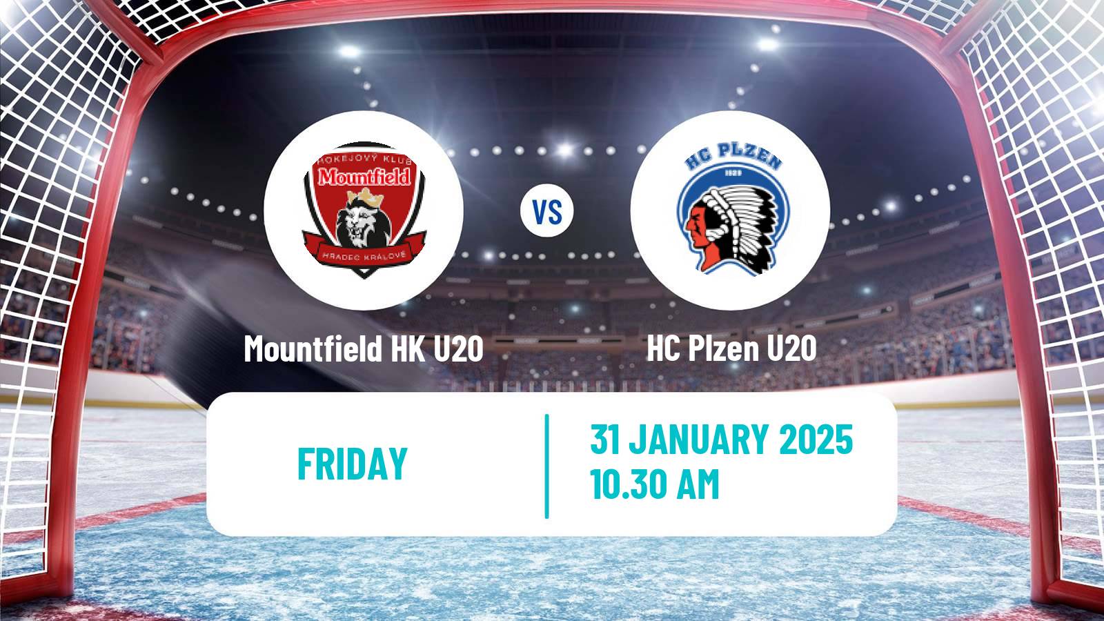 Hockey Czech ELJ Mountfield HK U20 - Plzen U20