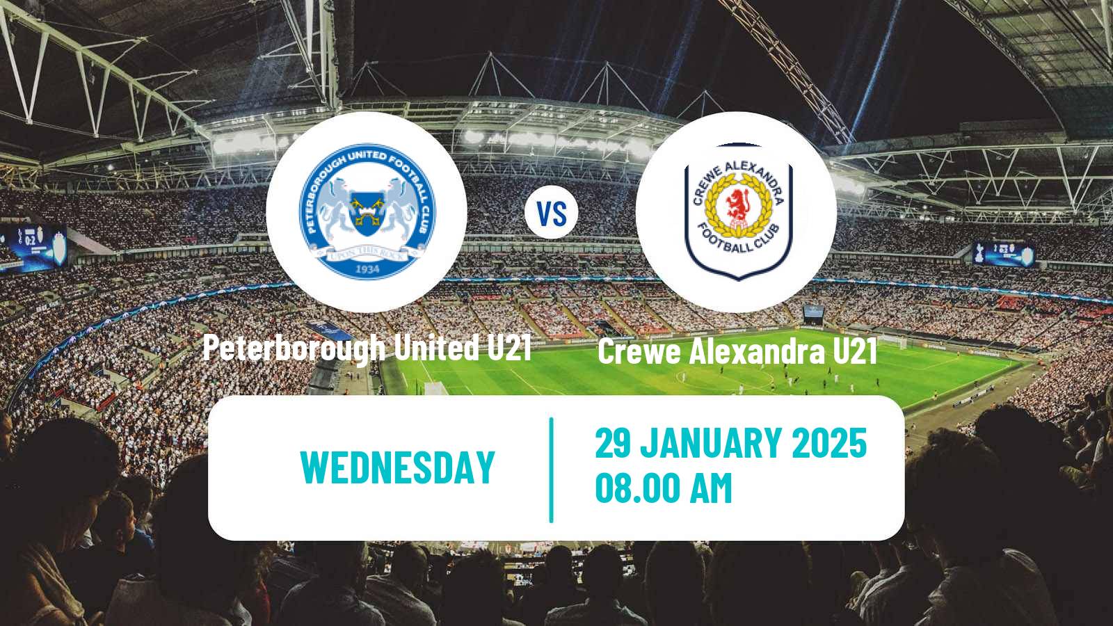 Soccer English Professional Development League Peterborough United U21 - Crewe Alexandra U21