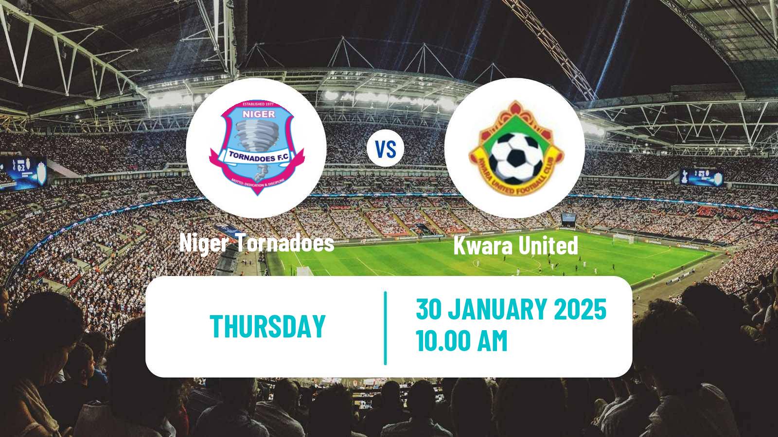 Soccer Nigerian Premier League Niger Tornadoes - Kwara United