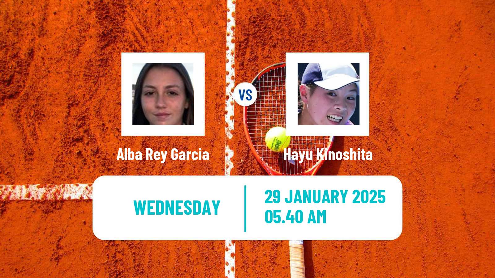 Tennis ITF W15 Monastir 4 Women Alba Rey Garcia - Hayu Kinoshita