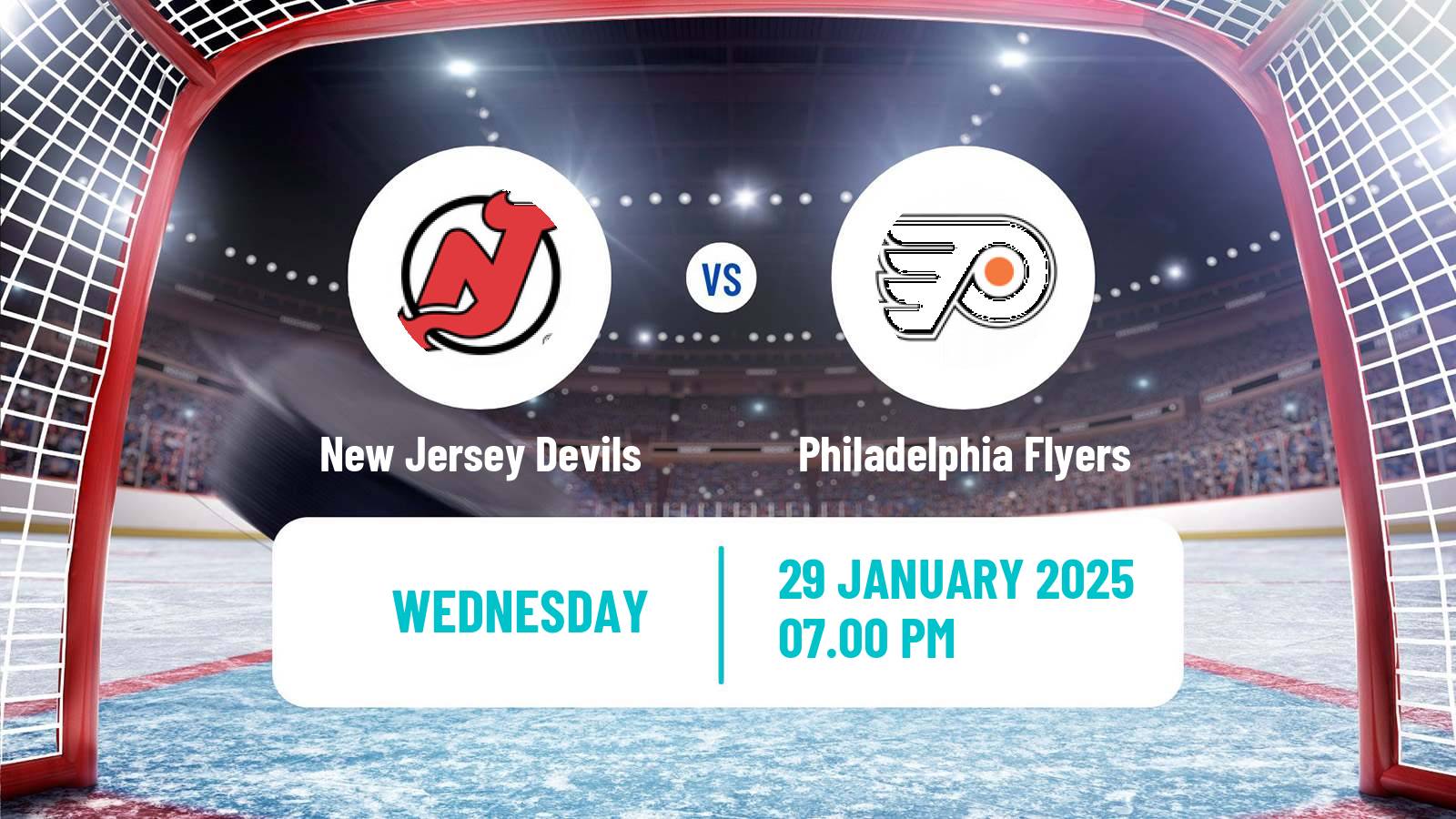 Hockey NHL New Jersey Devils - Philadelphia Flyers