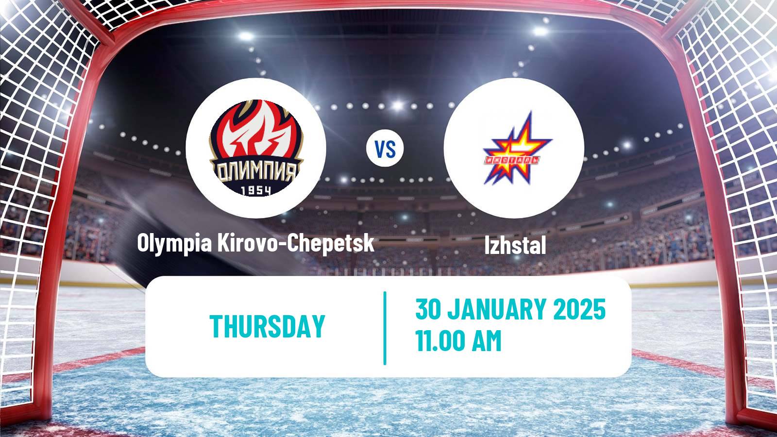 Hockey VHL Olympia Kirovo-Chepetsk - Izhstal