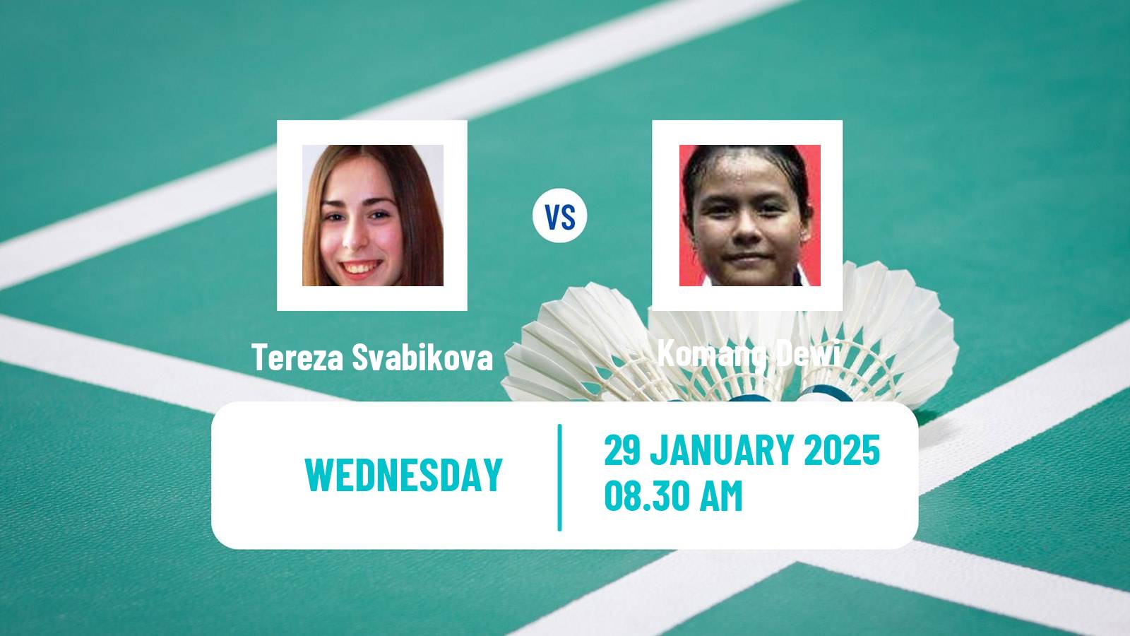 Badminton BWF World Tour Thailand Masters Women Tereza Svabikova - Komang Dewi