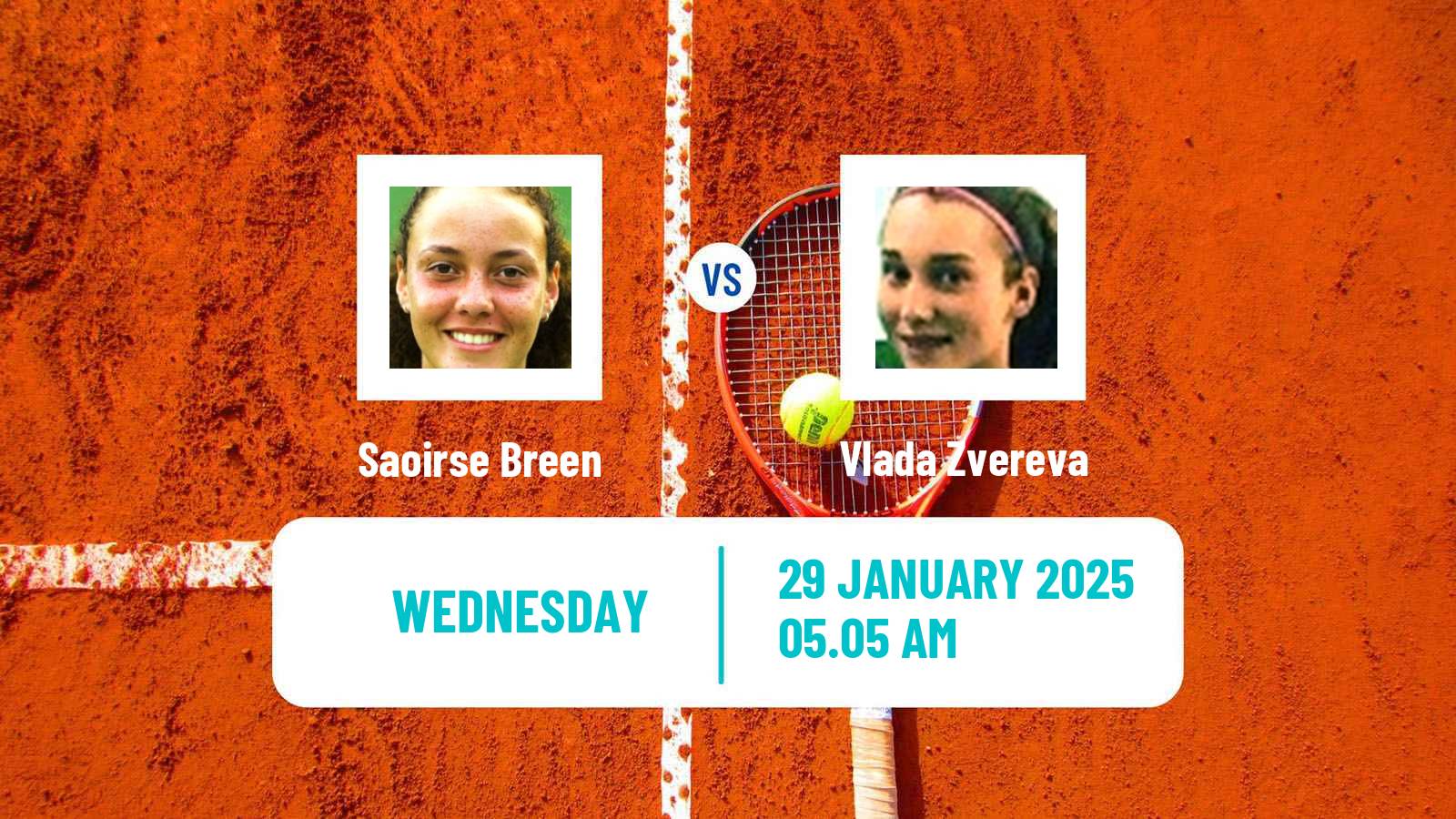 Tennis ITF W15 Sharm Elsheikh Women Saoirse Breen - Vlada Zvereva