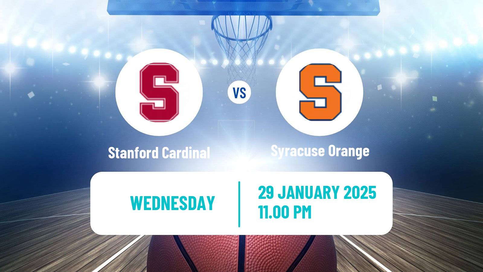 Basketball NCAA College Basketball Stanford Cardinal - Syracuse Orange