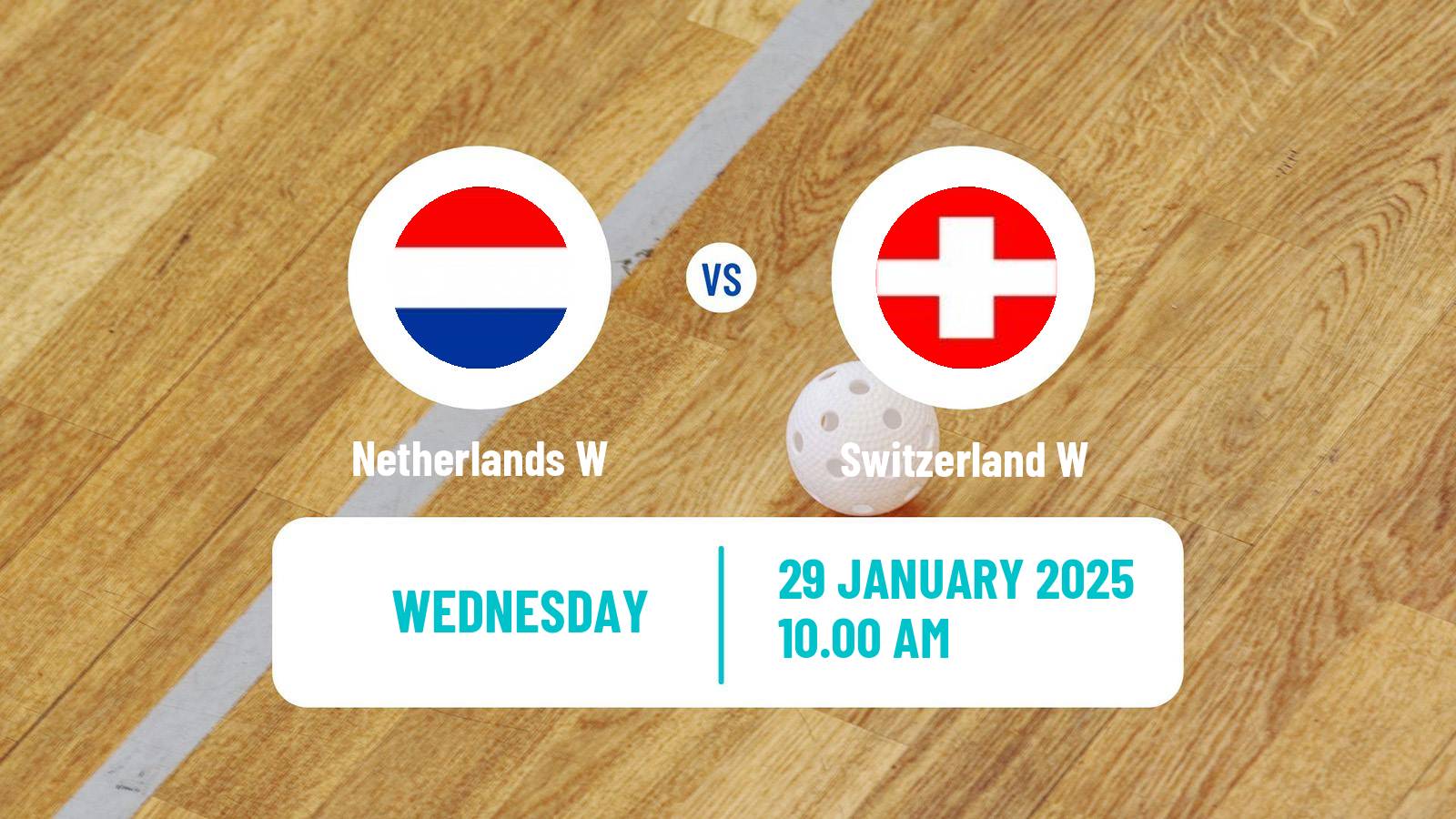 Floorball World Championship Floorball Women Netherlands W - Switzerland W