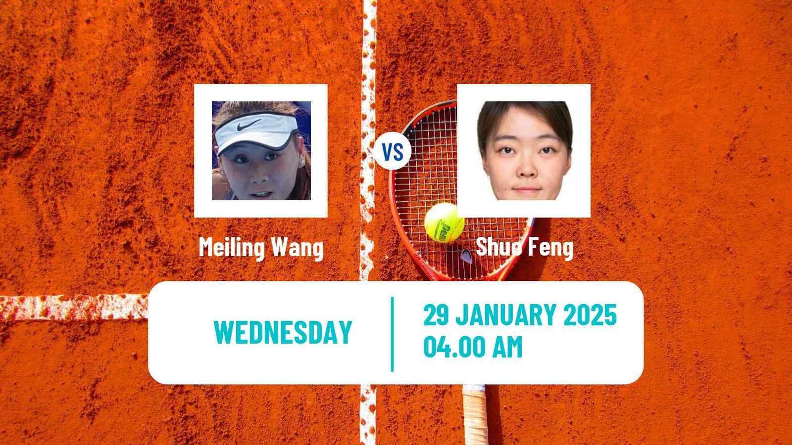 Tennis ITF W75 Andrezieux Boutheon Women Meiling Wang - Shuo Feng