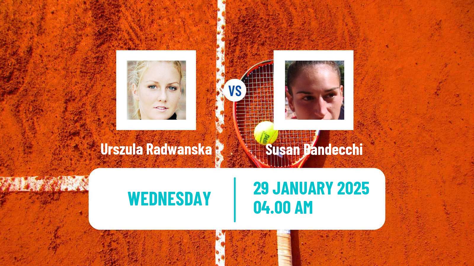 Tennis ITF W75 Andrezieux Boutheon Women Urszula Radwanska - Susan Bandecchi