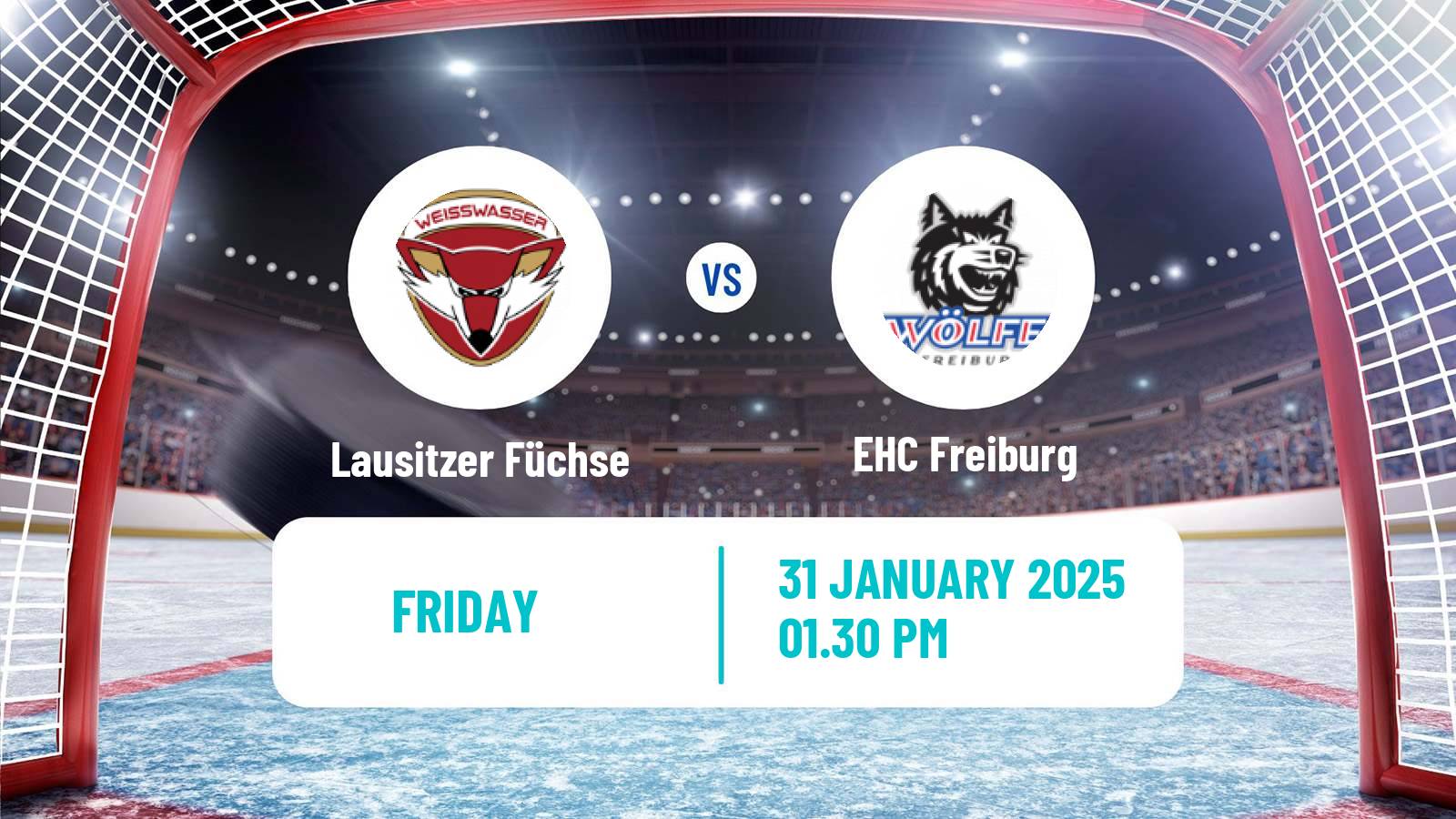 Hockey German DEL2 Lausitzer Füchse - EHC Freiburg