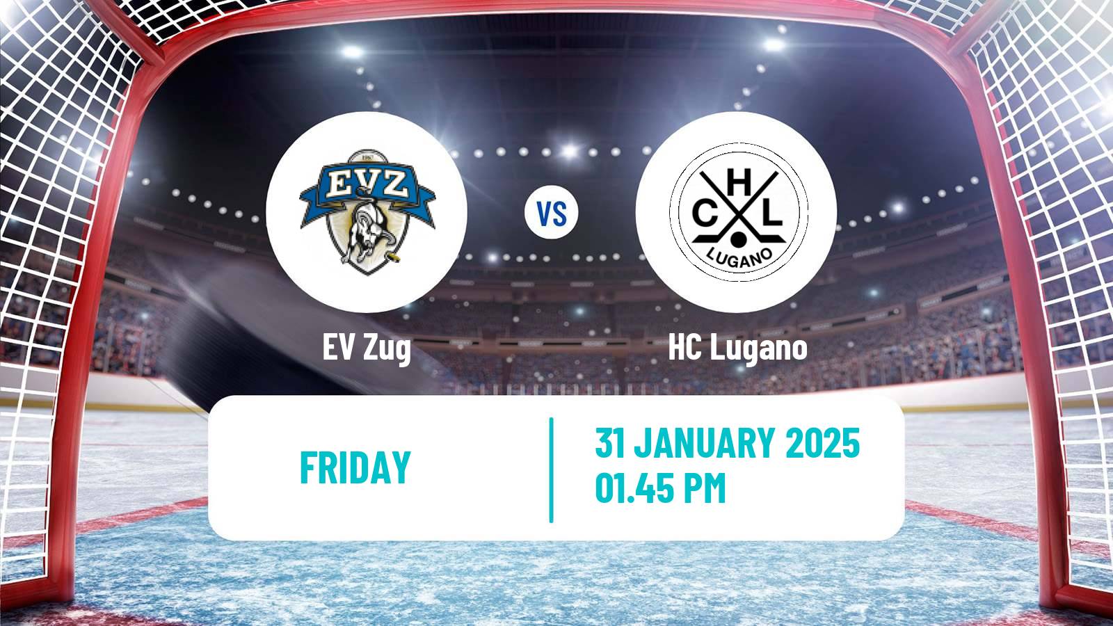 Hockey Swiss National League Hockey EV Zug - Lugano