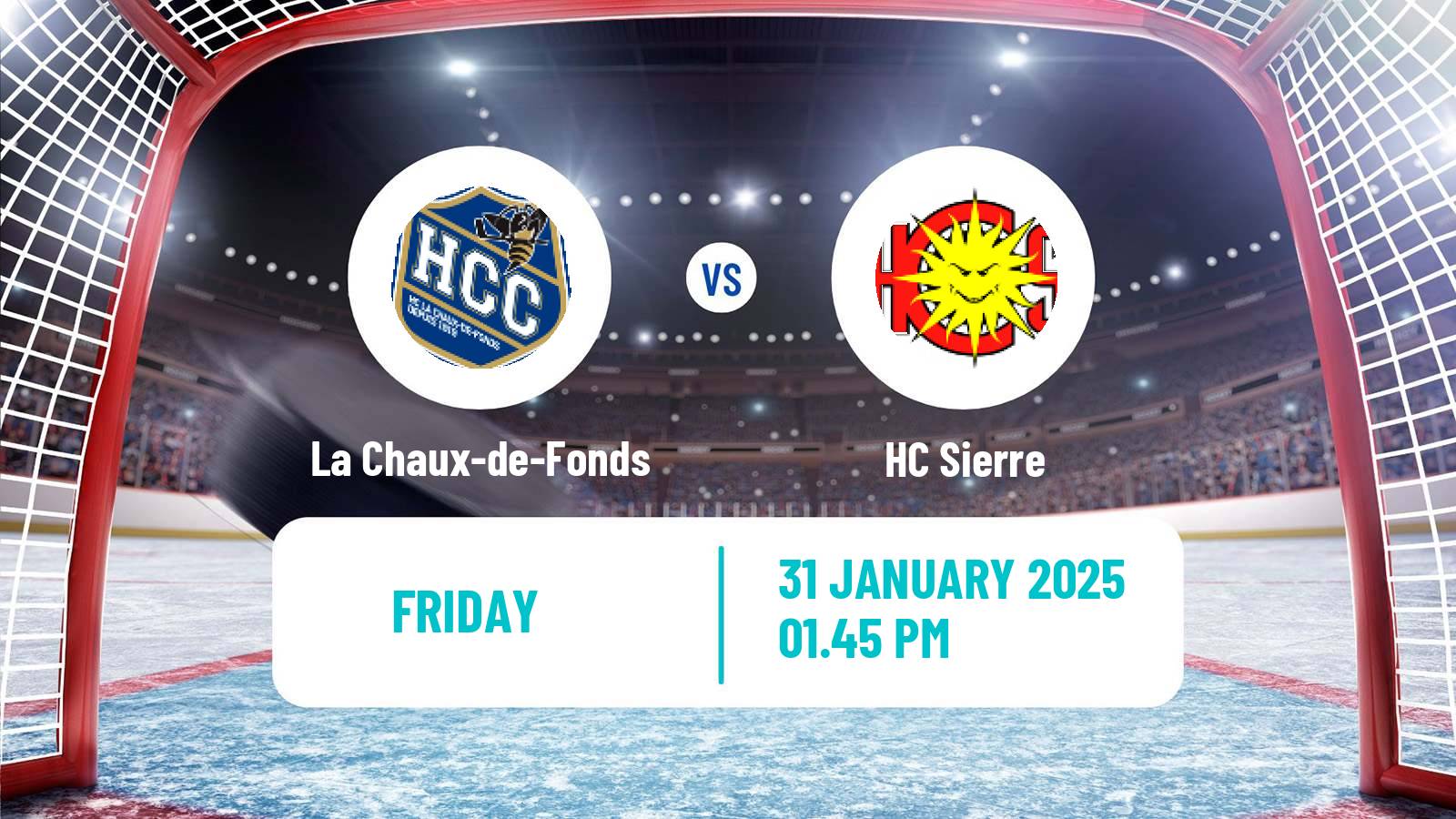 Hockey Swiss League Hockey La Chaux-de-Fonds - Sierre