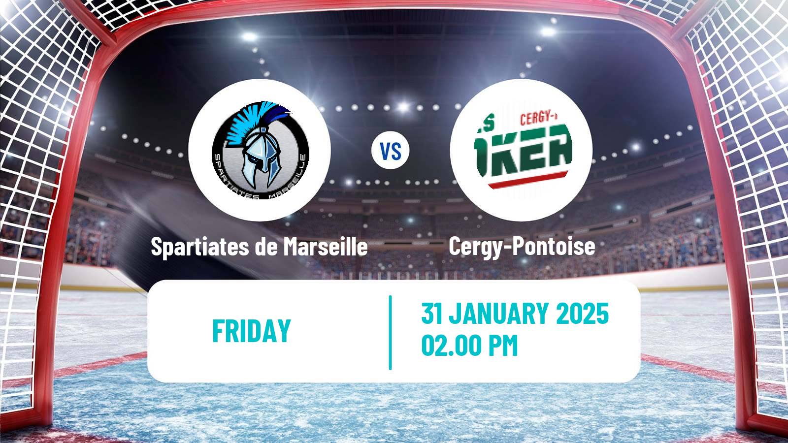 Hockey French Ligue Magnus Spartiates de Marseille - Cergy-Pontoise