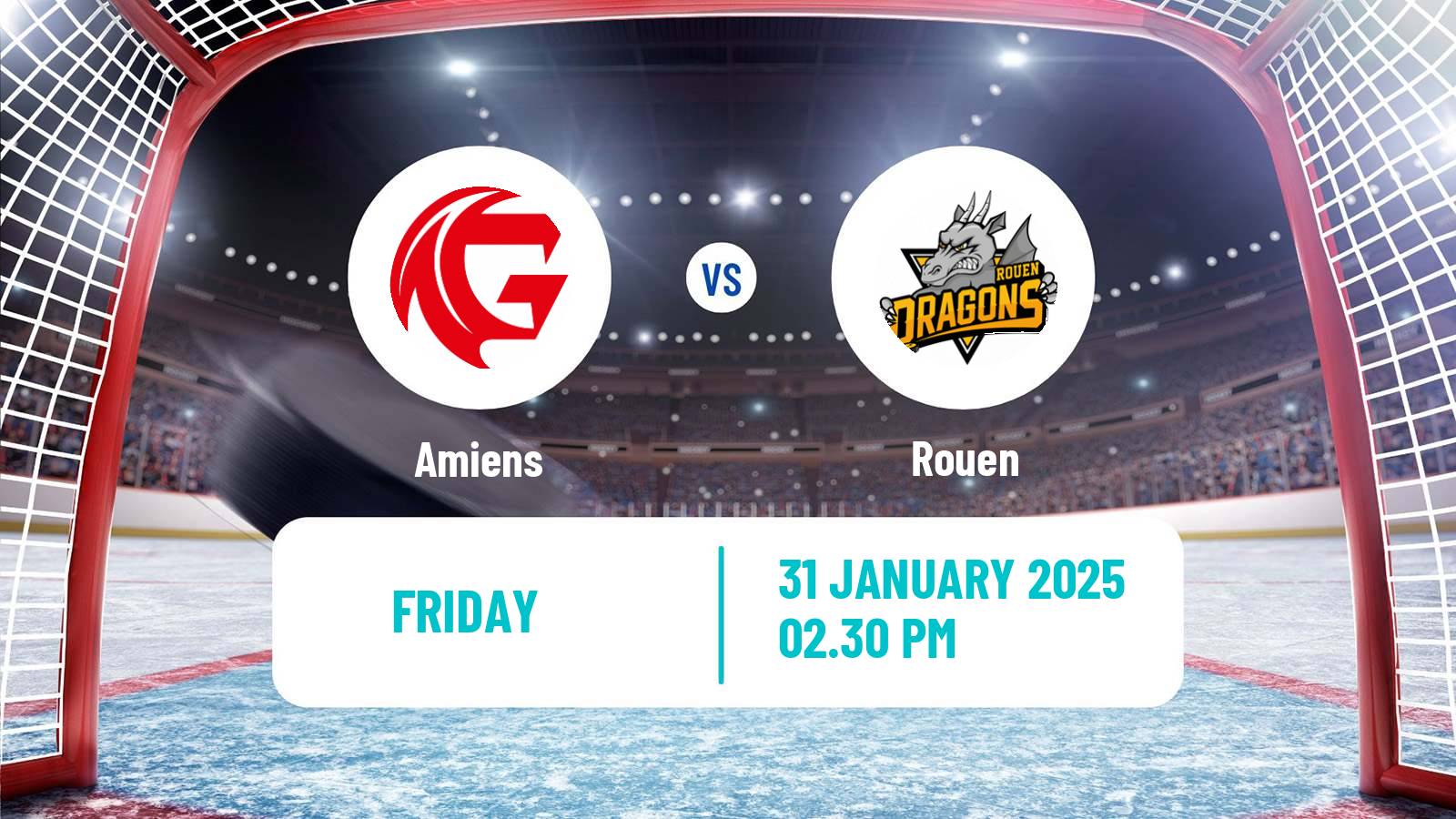 Hockey French Ligue Magnus Amiens - Rouen