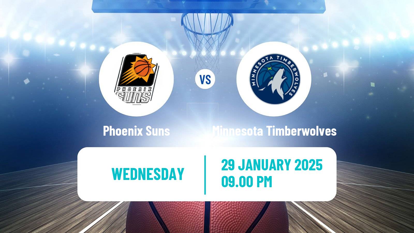 Basketball NBA Phoenix Suns - Minnesota Timberwolves