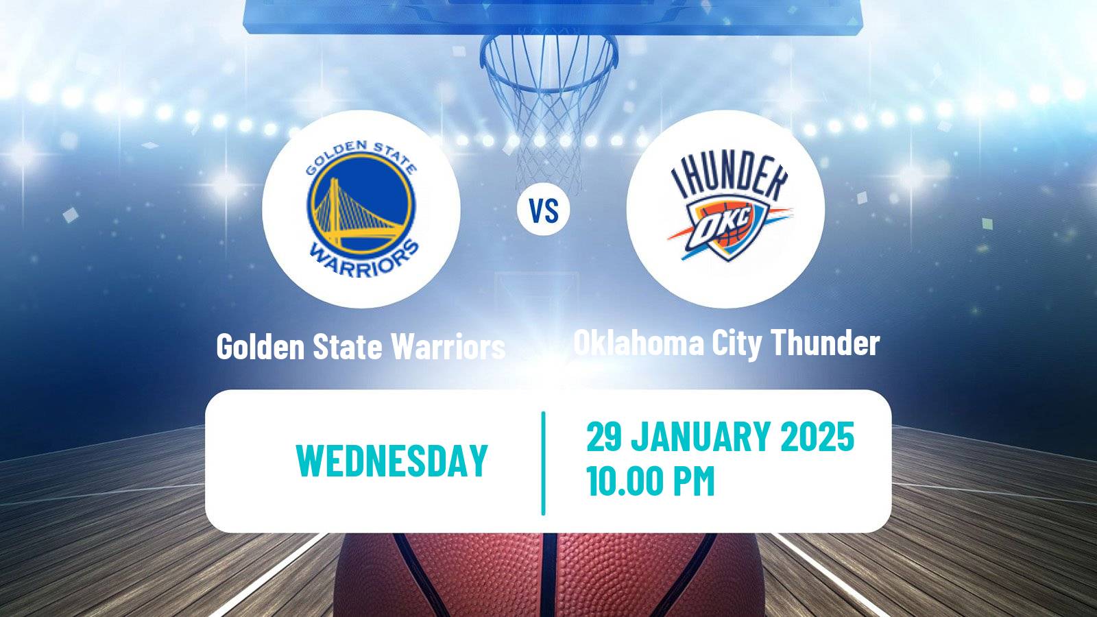 Basketball NBA Golden State Warriors - Oklahoma City Thunder