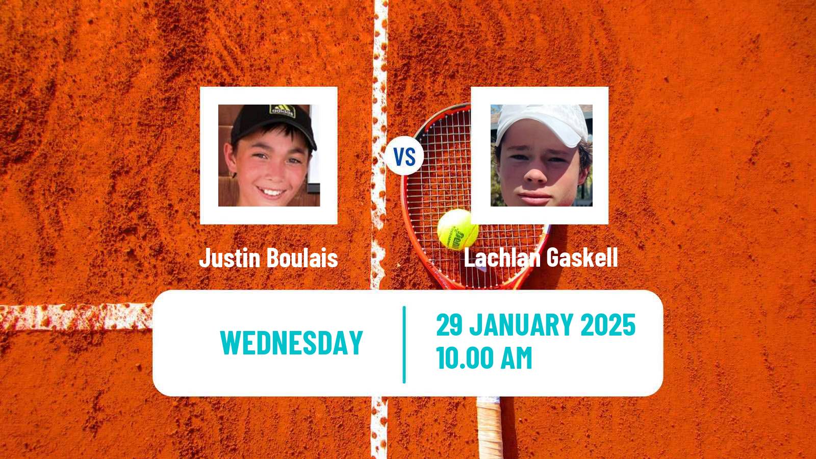 Tennis ITF M15 Palm Coast Fl Men Justin Boulais - Lachlan Gaskell