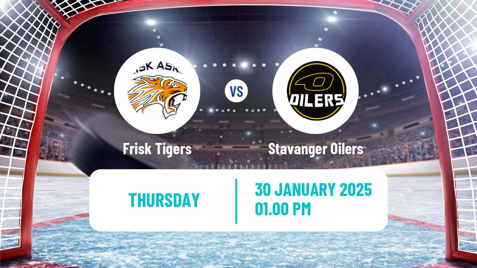 Hockey Norwegian Ligaen Hockey Frisk Tigers - Stavanger Oilers