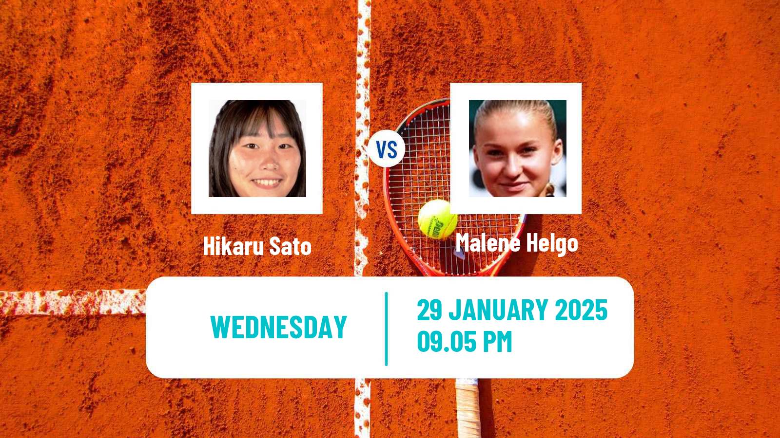 Tennis ITF W75 Brisbane Women Hikaru Sato - Malene Helgo